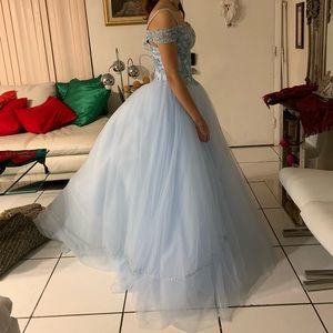 Blue Quinceañera Dress